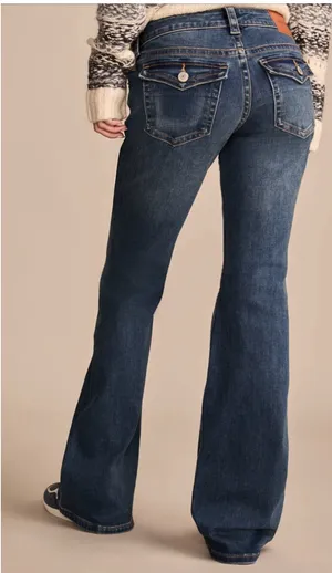 Lucky Brand Jeans Low-Rise Flare Denim 8/29 thumbnail 2