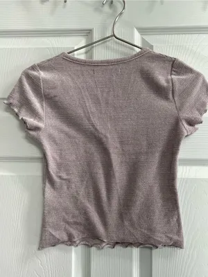 Abercrombie and Fitch Women’s Purple Crop Top - Size XS - VGUC thumbnail 2