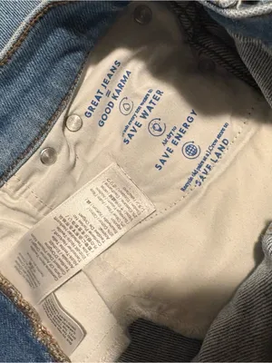 J. Crew Point Sur Light Blue Distressed High-Rise Petite Jeans thumbnail 3