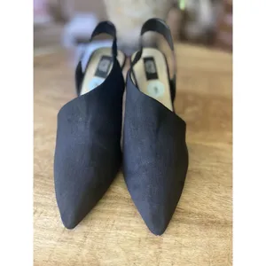 NWOT Jones New York Signature Collection Black Suede Heels Chloe Size 9M thumbnail 2