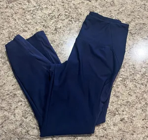 TJ Maxx Navy Blue Mesh Detailing Leggings thumbnail 1