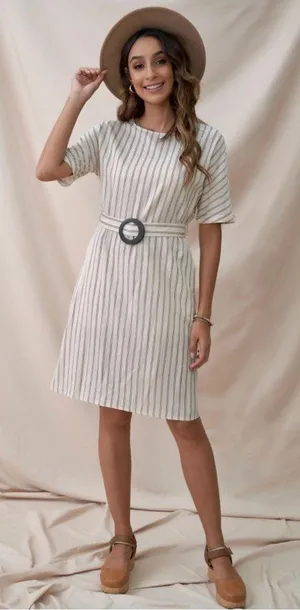 NWT White MIDI DRESS Size XS thumbnail 1