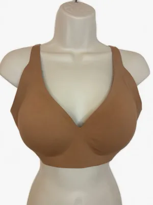 NEW VertVie Wireless Jelly Bra Seamless Push-Up T-Shirt Bra Size Light Tan NWT thumbnail 10