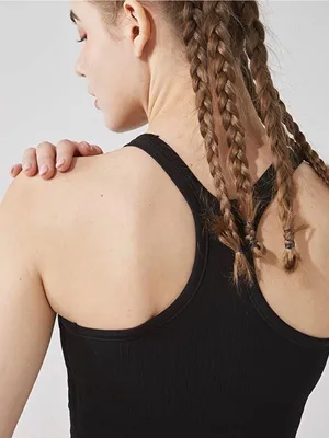 Ribbed Workout Tank Top thumbnail 6