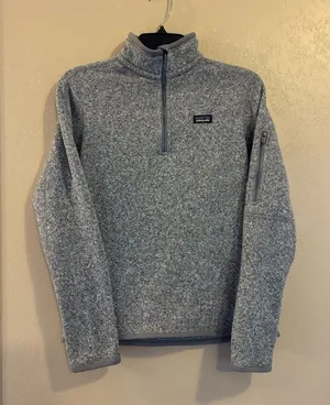 Patagonia Women's Better Sweater® 1/4-Zip Fleece top sz S thumbnail 1