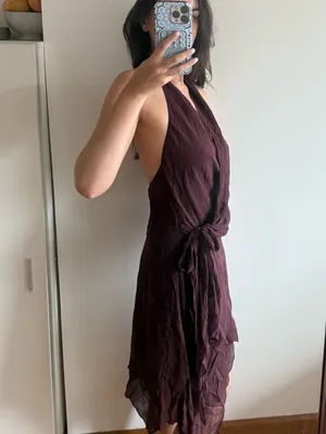 Bec & bridge Rochelle Sleeveless Halter Wrap Dress thumbnail 3
