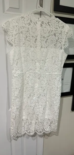 White Lace Dress Size L thumbnail 2