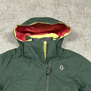 Scott USA Coat Womens 2 Ski Snowboard Jacket Green Insulated Hooded Winter thumbnail 2