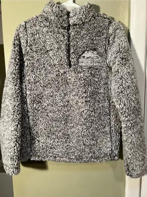MV Sport Womens Size Small Sherpa Sweatshirt Quarter Zip Thousand Islands Winery thumbnail 3