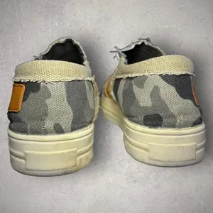 Source Unknown Women's Multicolor Floral Slip-On Canvas Raw Edge‎ Flat Shoes thumbnail 5