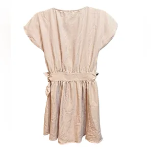 ZARA Pink Button‎ Front Midi Dress Women Soft Girly Cottagecore Feminine Sz XS thumbnail 3