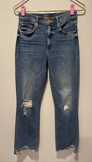 Mother The Insider Crop Step Chew in Dancing on Coals Sz 26 thumbnail 1