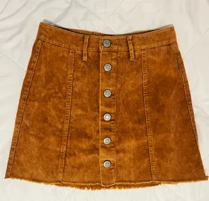 Aeropostale Tan Corduroy Skirt 00 thumbnail 2