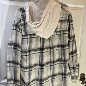 American Eagle Cardigan shirt with hoodie thumbnail 2