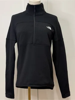 The North Face TNF Performance Fleece Quarter Zip Jacket Small Black Outdoor thumbnail 5