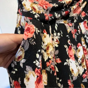 FLORAL AMERICAN DREAM" SLTRAPLESS JUMPSUIT xs w/pockets one piece thumbnail 3