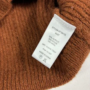ASTR The Label Sweater Womens Medium Brown Acrylic Nylon Wool Crew Neck Pullover thumbnail 6