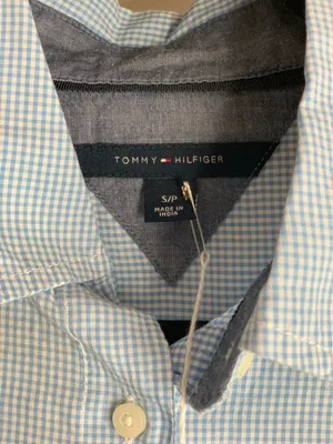 Tommy Hilfiger Dutch Canal Micro-Check Buttonup Shirt Size-Small Classic Preppy thumbnail 2