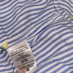 Time and Tru blue striped shirt size XLarge thumbnail 9