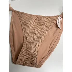 NEW Victorias Secret Bikini Bottoms Tan Crochet Size XL thumbnail 2