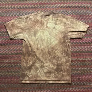 2011 Retro The Mountain Lion Face Brown Tie Dye Tee thumbnail 5