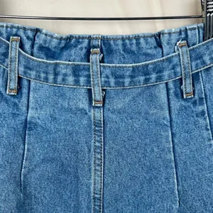 Abercrombie & Fitch Paperbag Denim Shorts Women 24 00 High Rise‎ Y2K Belted thumbnail 8