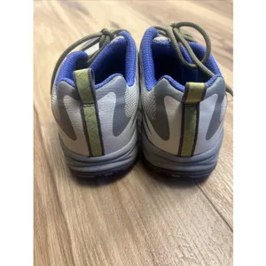 Merrel Women's 8 QFoam2 Hiking Shoes Grey Blue Green thumbnail 4
