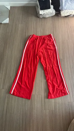 Cotton track pants Red thumbnail 2