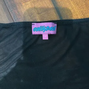 Edikted Mesh Black Long Sleeve thumbnail 2