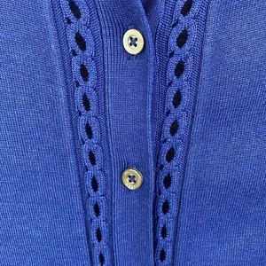 Brooks Brothers Blue Long Sleeve Knit Button Up Cardigan Sweater S thumbnail 6