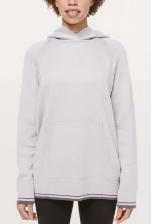 Lululemon Sooth Away Hoodie Stargaze and Graphite Purple Women 10 Cashmere Blend thumbnail 1