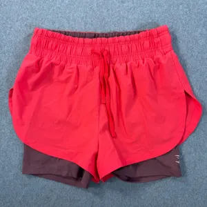 Gymshark Women's Running 2 in 1 Shorts Bold Pink/Magenta Brown Size Small Active thumbnail 1