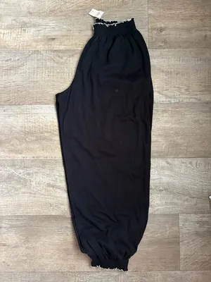 NWT Aerie Pointelle Balloon Pajama Pant in Black Sz XS thumbnail 6