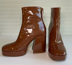 Steve Madden Luisina Cognac Boots thumbnail 1