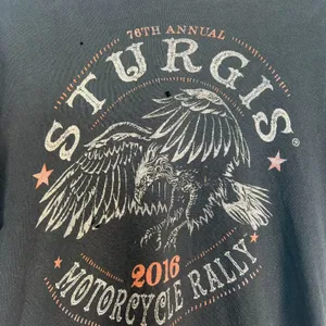 78th Sturgis Motorcycle Rally Distressed Black Graphic Tee T-shirt Womens M thumbnail 3
