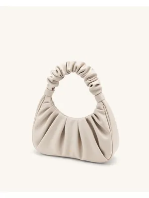 JW PEI Gabbi Ruched Ivory Hobo Bag Handbag NEW NWT thumbnail 3