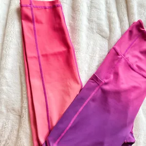 Maven Thread Inspire Ombre Leggings High Waist Pink Purple Size L thumbnail 8