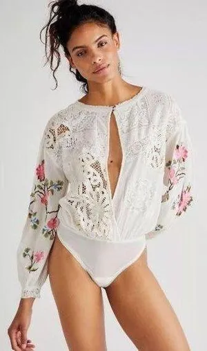 Free people Making Harmony Bodysuit A-40 one B-10 thumbnail 1