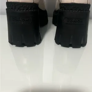 Coach Cream and Black Ankle Booties thumbnail 6