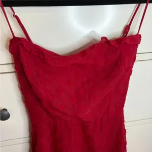 Lucy in the Sky Jianna Fit and Flare Dress in Red Size Small thumbnail 3
