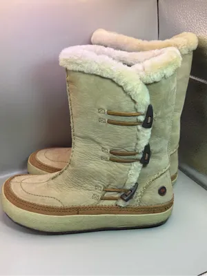 Merrell Spirit Tibet Timber Boots Womens 8 Shearling Leather Winter thumbnail 2