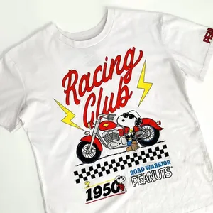 Peanuts SNOOPY “Joe Cool” White Racing Club Juniors Sizing T-Shirt 3XL thumbnail 2
