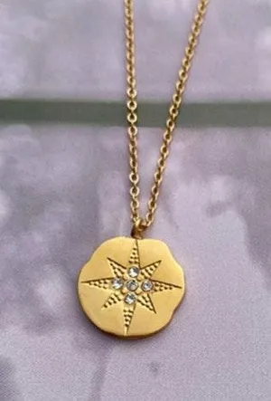Starburst Pendant Gold thumbnail 8
