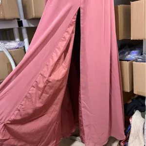Azazie 10 Mauve Pink Lace Beaded Maxi Dress‎ Formal Gown Prom Bridesmaid Wedding thumbnail 5