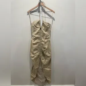 Rumer Estelle‎ Halter Maxi Dress Size M thumbnail 3
