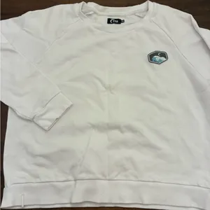 Zyia Active Crewneck Sweatshirt Women’s XXL White Mountain Moon Embroidered 2XL thumbnail 1