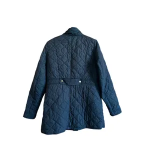 Liz Claiborne Navy Blue Quilted Barn Jacket Women Large Fall Coat thumbnail 2