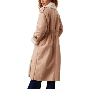 Great Jones Lined Sherpa Coat in Brown, Size S​ thumbnail 3