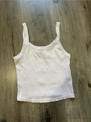 Levi's Ribbed Tank Top - Light Cream thumbnail 2