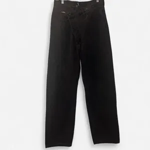 Insane Gene Black Weekend Crossover Hi-Rise Straight Jeans Size 29 thumbnail 2